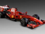 Red Ferrari Racing Car
