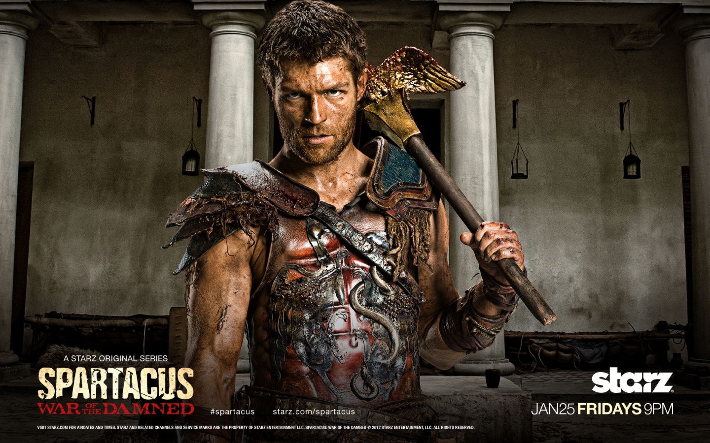 spartacus war of the damned warrior desktop wallpaper
